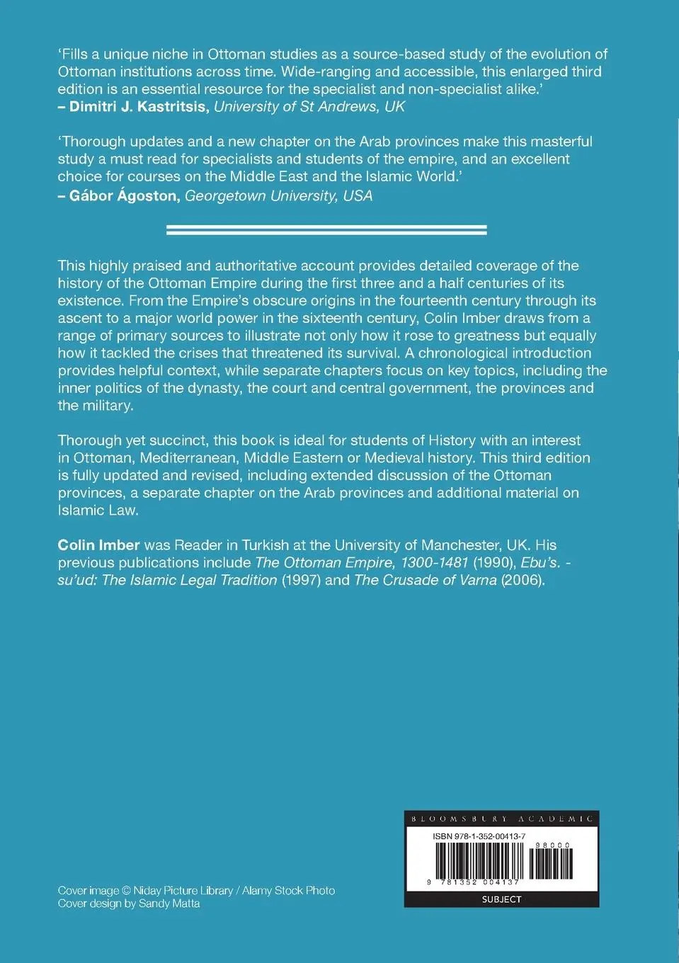 Rückseite: 9781352004137 | The Ottoman Empire, 1300-1650 | The Structure of Power | Colin Imber