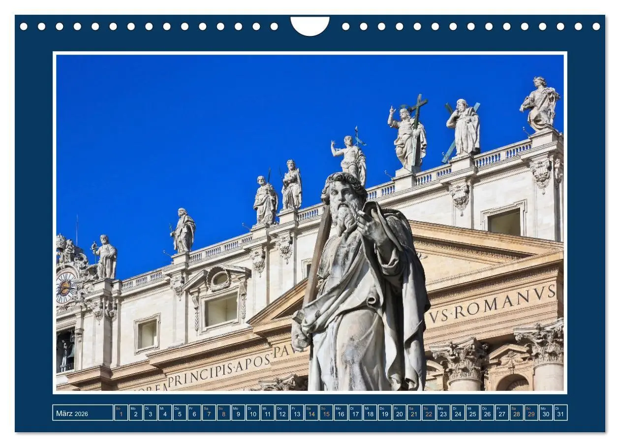 Bild: 9783457914137 | Rom - Monumente für die Ewigkeit (Wandkalender 2026 DIN A4 quer),...