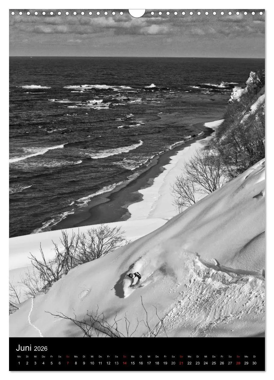 Bild: 9783516484137 | Monochrome Ski (Wandkalender 2026 DIN A3 hoch), CALVENDO...