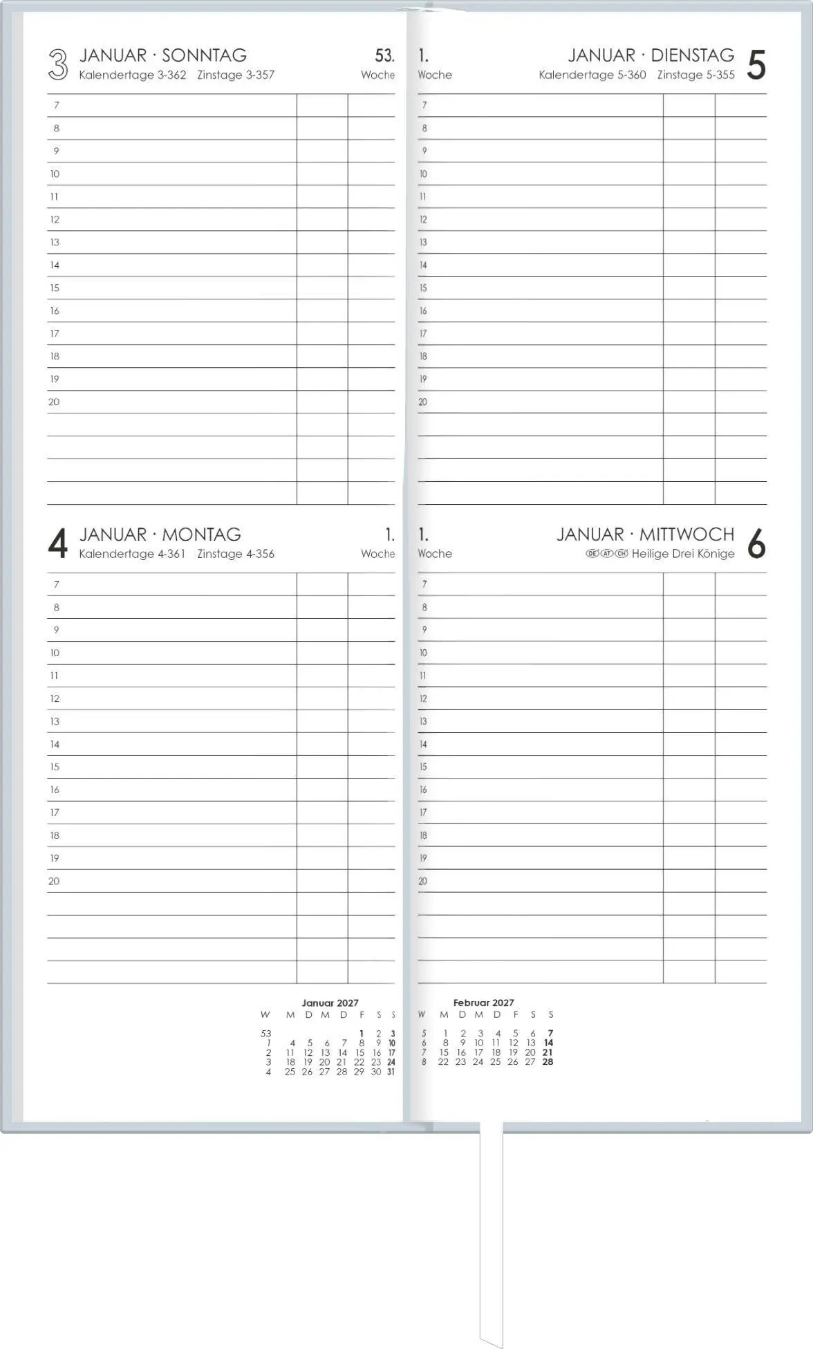 Bild: 4069095014237 | Tagevormerkbuch Recycling* 2T/1S 2027 | Neumann Verlage GmbH &amp; Co KG