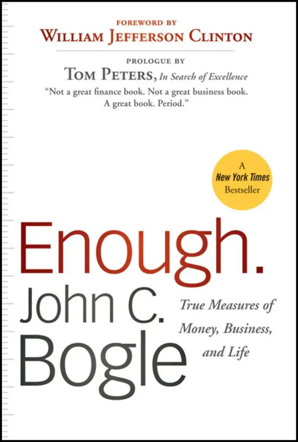 Cover: 9780470524237 | Enough. | True Measures of Money, Business, and Life | John C Bogle