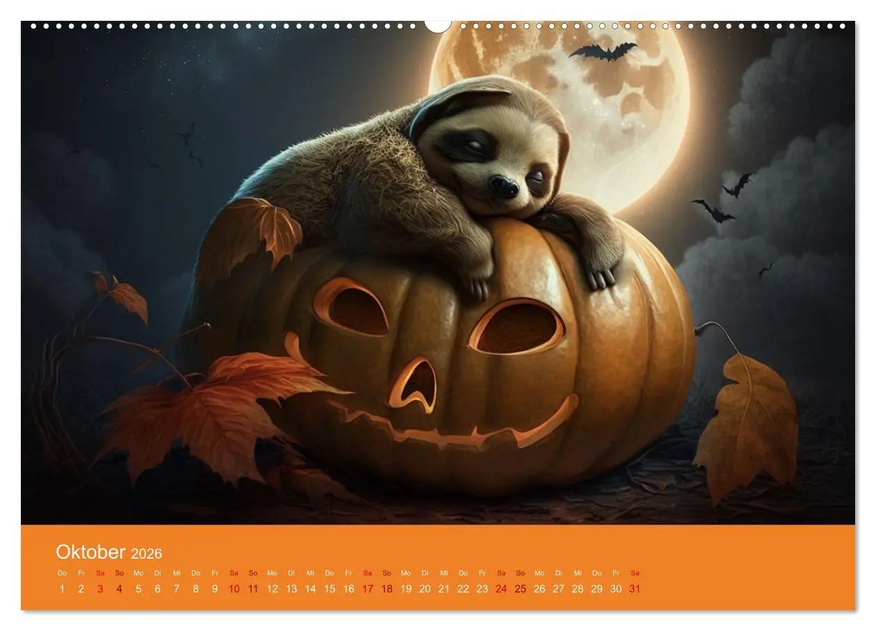 Bild: 9783457384237 | Der Kalender für echte Faultiere (hochwertiger Premium Wandkalender...