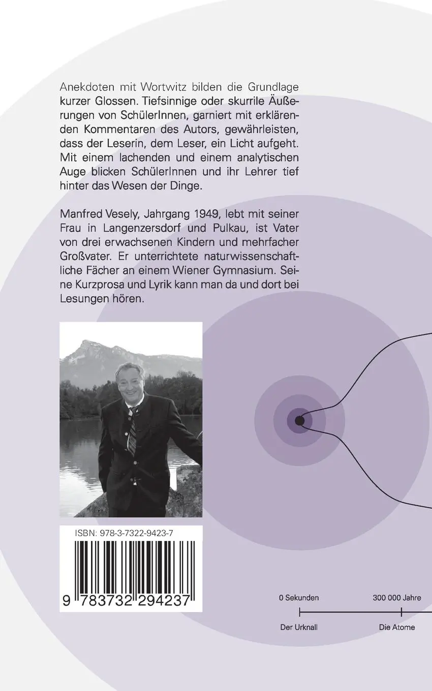 Rückseite: 9783732294237 | Vom Urknall bis zum Ruhestand | Manfred Vesely | Taschenbuch | 160 S.