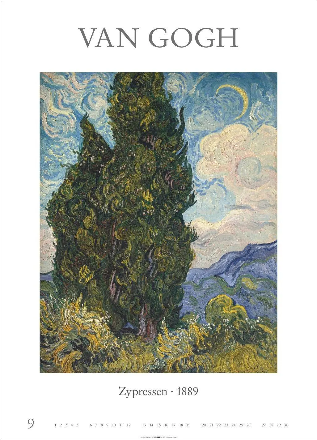 Bild: 9783839904237 | Poster Art Kalender 2027 - Monet Van Gogh Matisse Klee | Klee | 14 S.