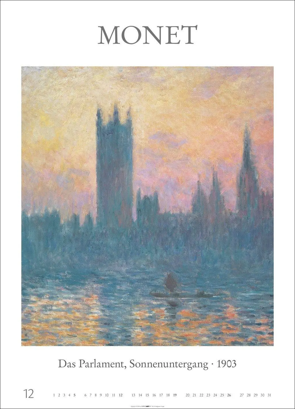 Bild: 9783839904237 | Poster Art Kalender 2027 - Monet Van Gogh Matisse Klee | Klee | 14 S.