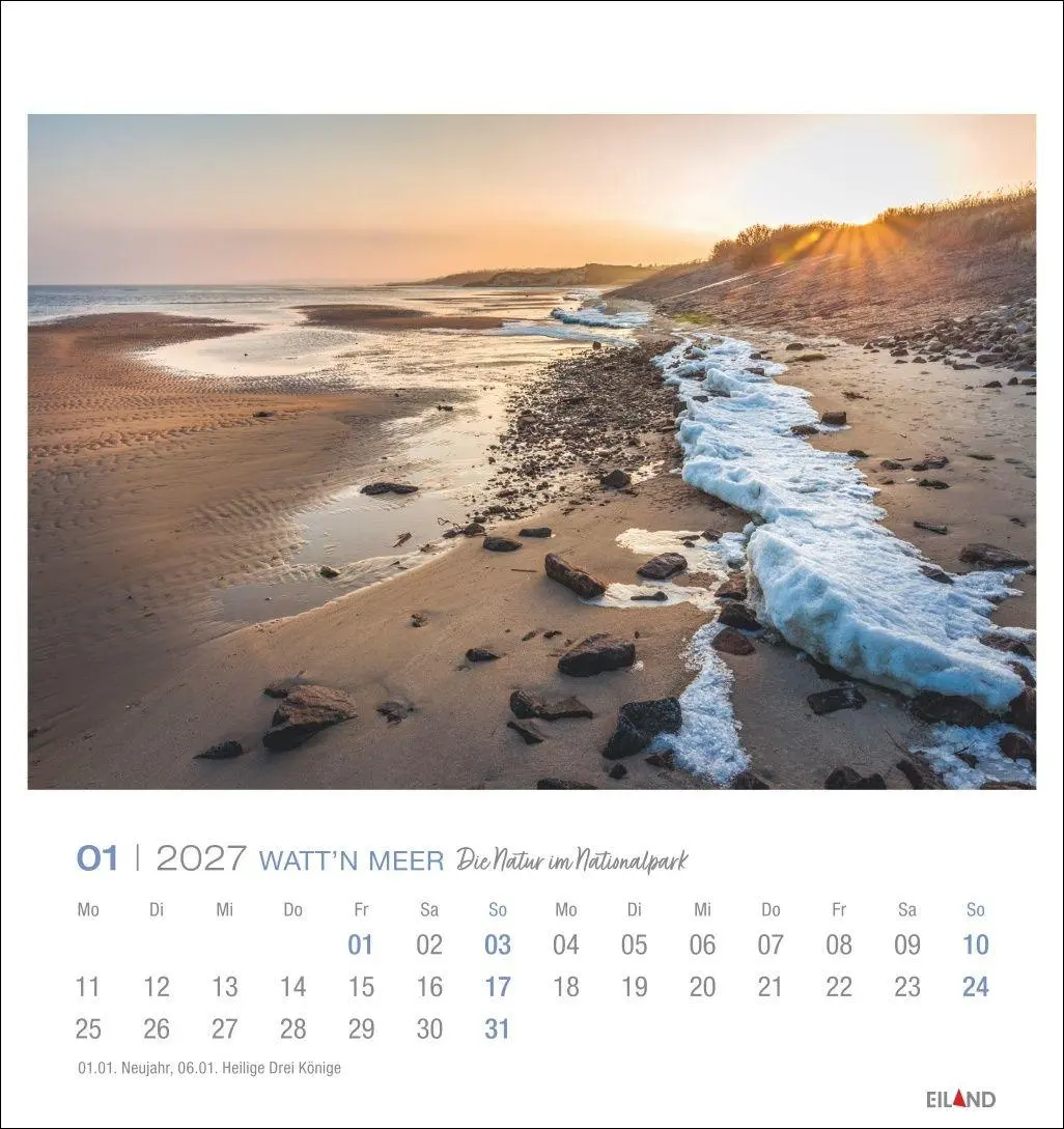 Bild: 9783964024237 | Watt'n Meer Postkartenkalender 2027 - Die Natur im Nationalpark | 2027