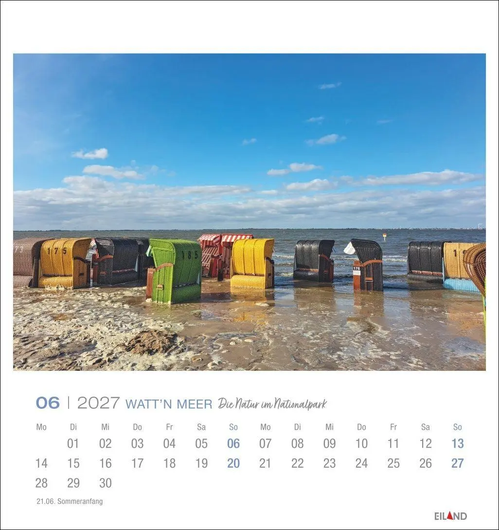 Bild: 9783964024237 | Watt'n Meer Postkartenkalender 2027 - Die Natur im Nationalpark | 2027