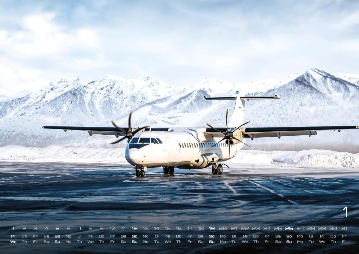 Bild: 9783986734237 | Planes - Über den Wolken - Flugzeuge - 2025 - Kalender DIN A2 | 15 S.