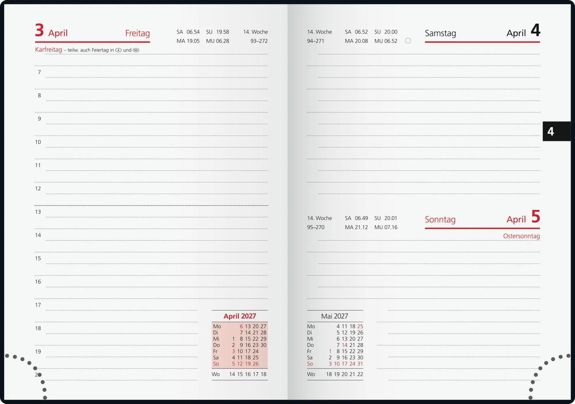 Bild: 4003273794337 | rido/idé 7018307027 Taschenkalender Mod. Technik III 2027 "be...