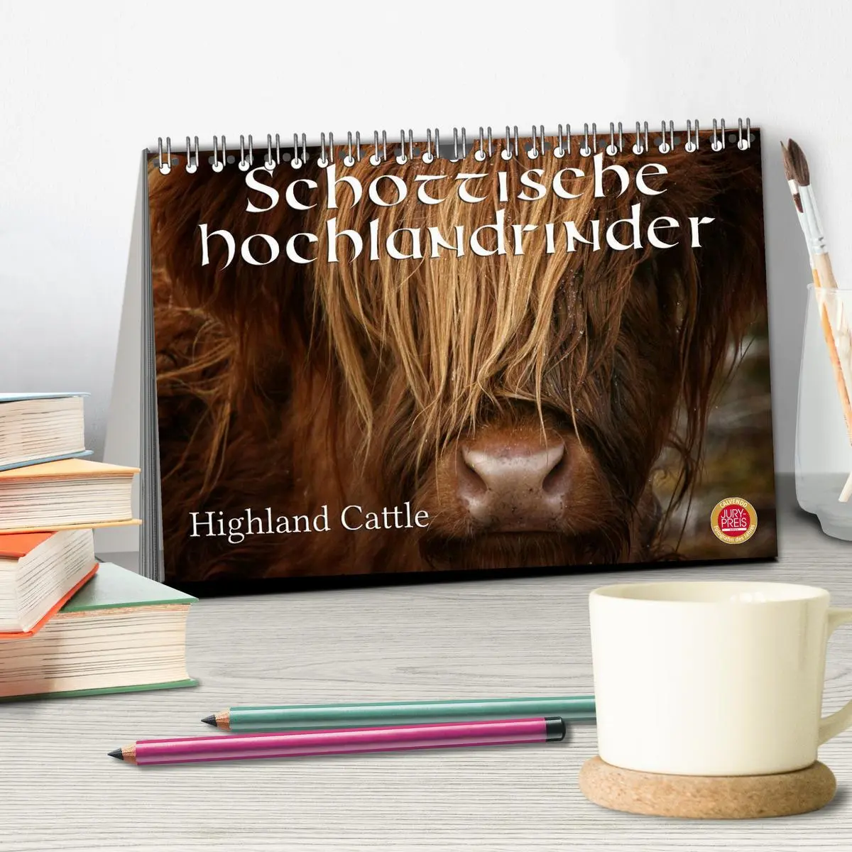Bild: 9783516084337 | Schottische Hochlandrinder - Highland Cattle (Tischkalender 2026...