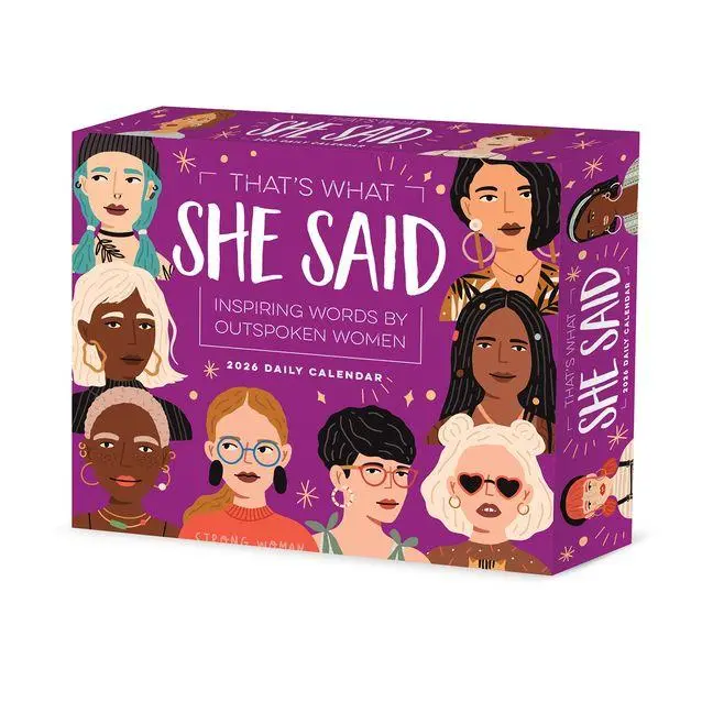 Cover: 9781549254437 | That's What She Said 2026 Box Calendar | Willow Creek Press | Kalender