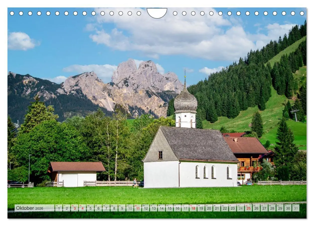 Bild: 9783457294437 | Urlaub im Tannheimer Tal (Wandkalender 2026 DIN A4 quer), CALVENDO...
