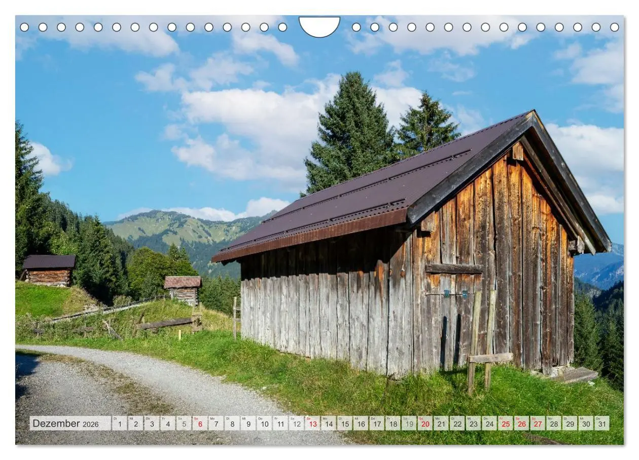 Bild: 9783457294437 | Urlaub im Tannheimer Tal (Wandkalender 2026 DIN A4 quer), CALVENDO...