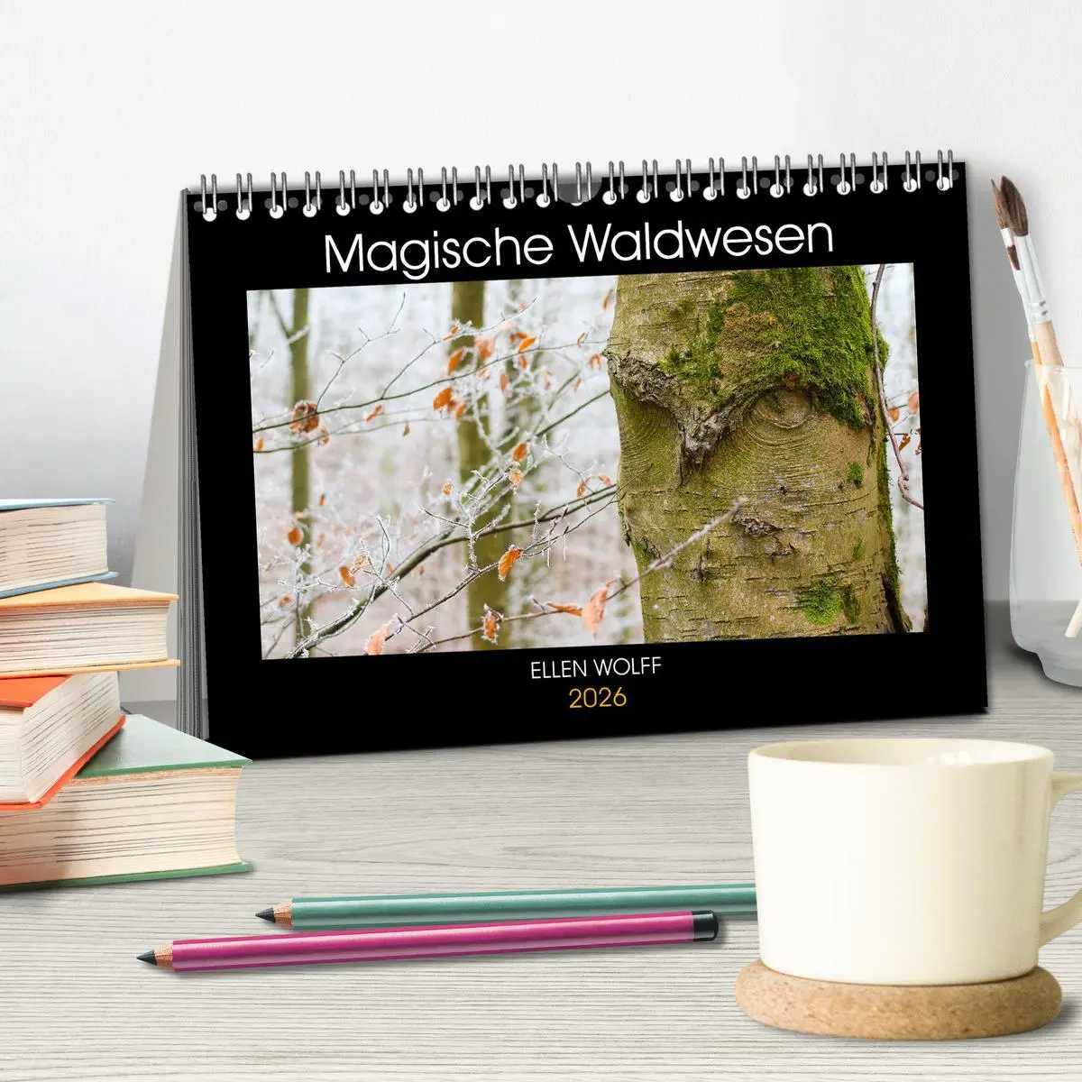 Bild: 9783457674437 | Magische Waldwesen (Tischkalender 2026 DIN A5 quer), CALVENDO...