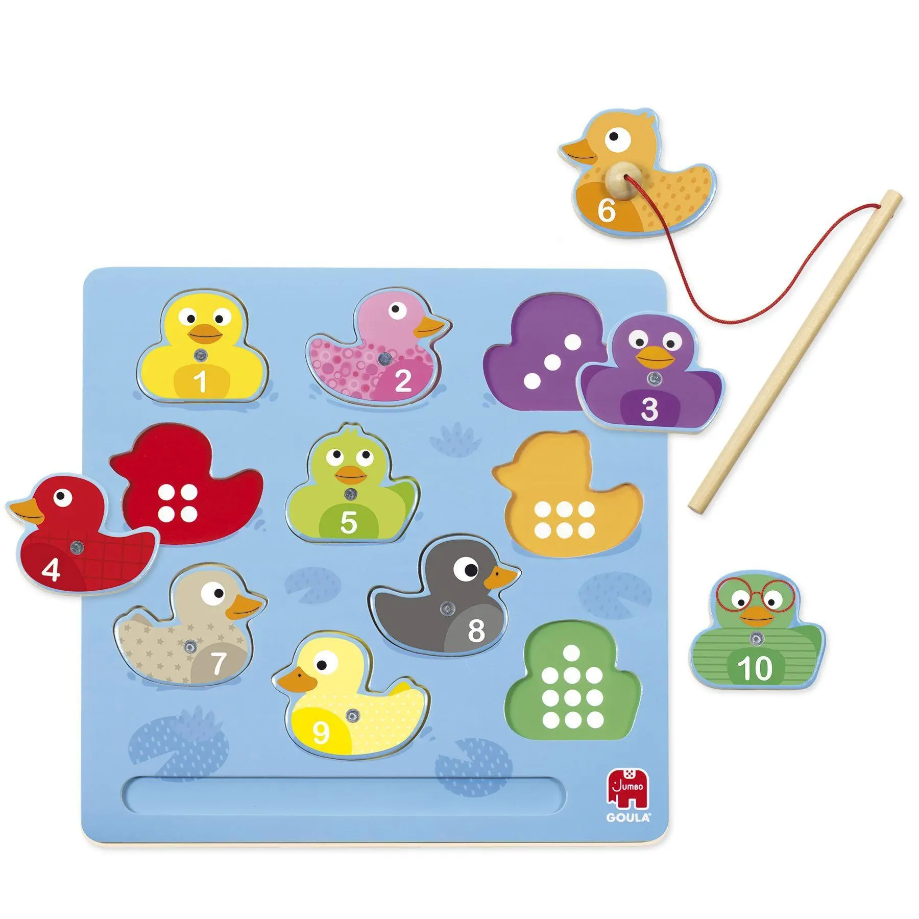 Bild: 8410446594537 | GOULA Magnetisches Entenpuzzle | Spiel | 59453 | Deutsch | 2023