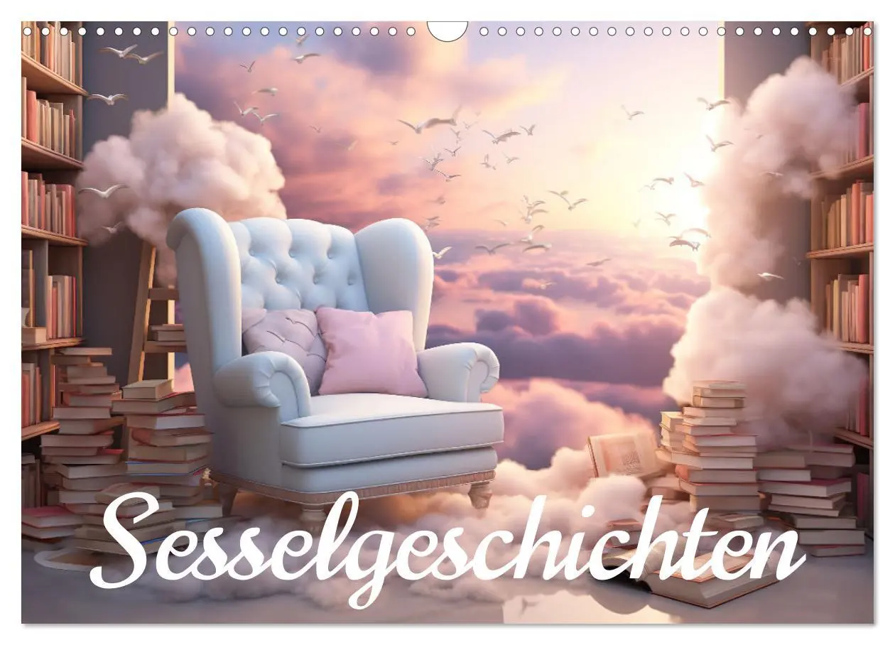 Cover: 9783457424537 | Sesselgeschichten (Wandkalender 2026 DIN A3 quer), CALVENDO...