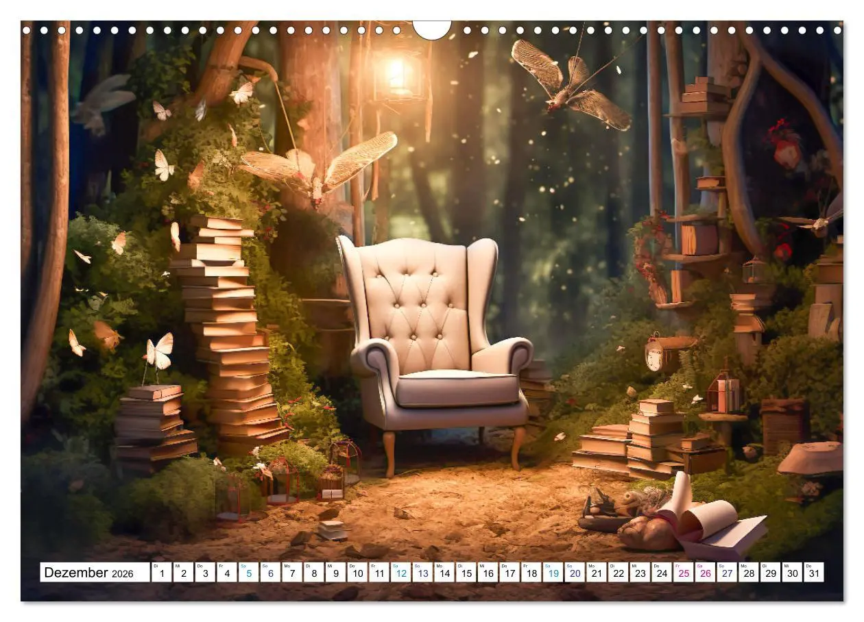 Bild: 9783457424537 | Sesselgeschichten (Wandkalender 2026 DIN A3 quer), CALVENDO...