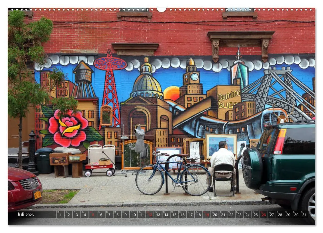 Bild: 9783457734537 | Straßenkunst in New York - Graffiti und Murals (Wandkalender 2026...