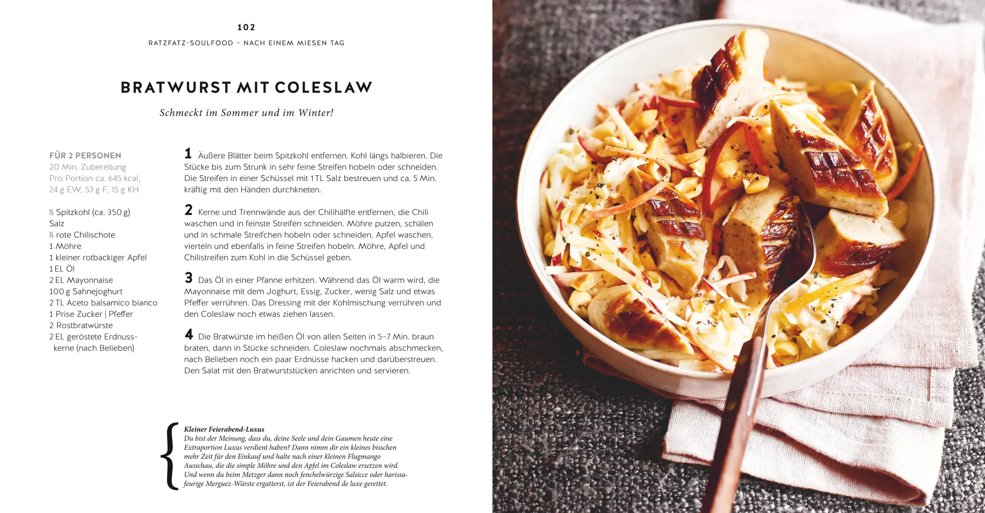 Bild: 9783833864537 | Feierabendfood | Susanne Bodensteiner | Buch | GU Themenkochbuch