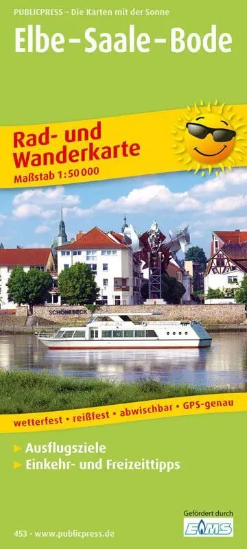 Cover: 9783899204537 | Publicpress Rad- und Wanderkarte Elbe, Saale, Bode 1:50.000 | Deutsch