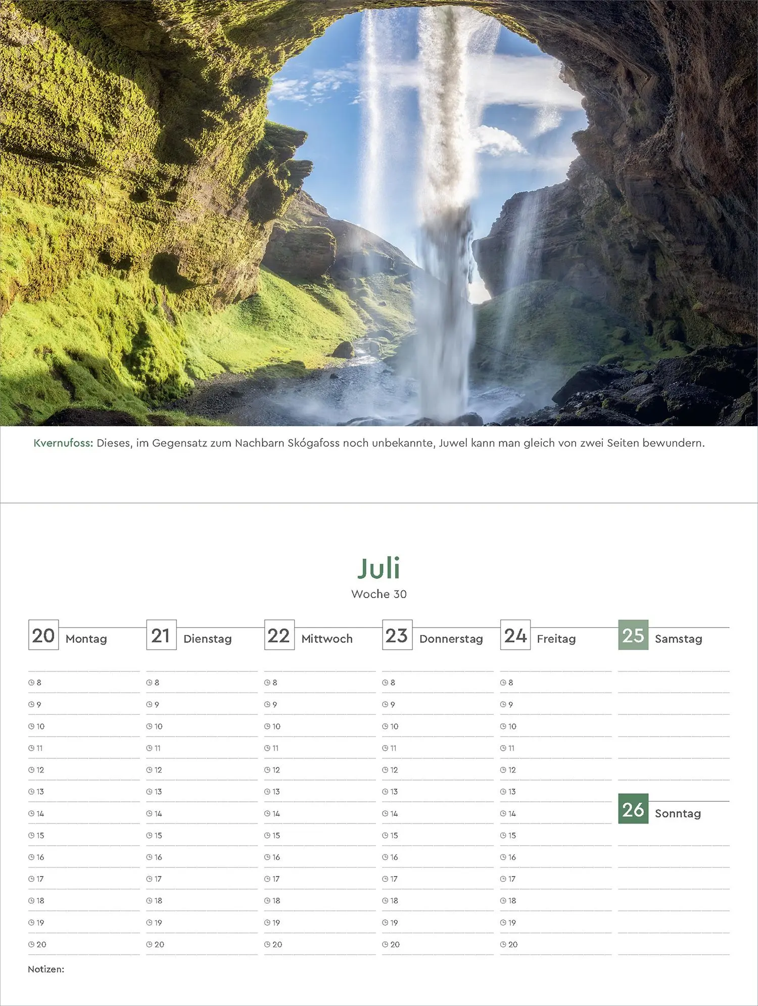 Bild: 9783965914537 | Island - KUNTH Tischkalender 2026 | Kalender | 54 S. | Deutsch | 2026