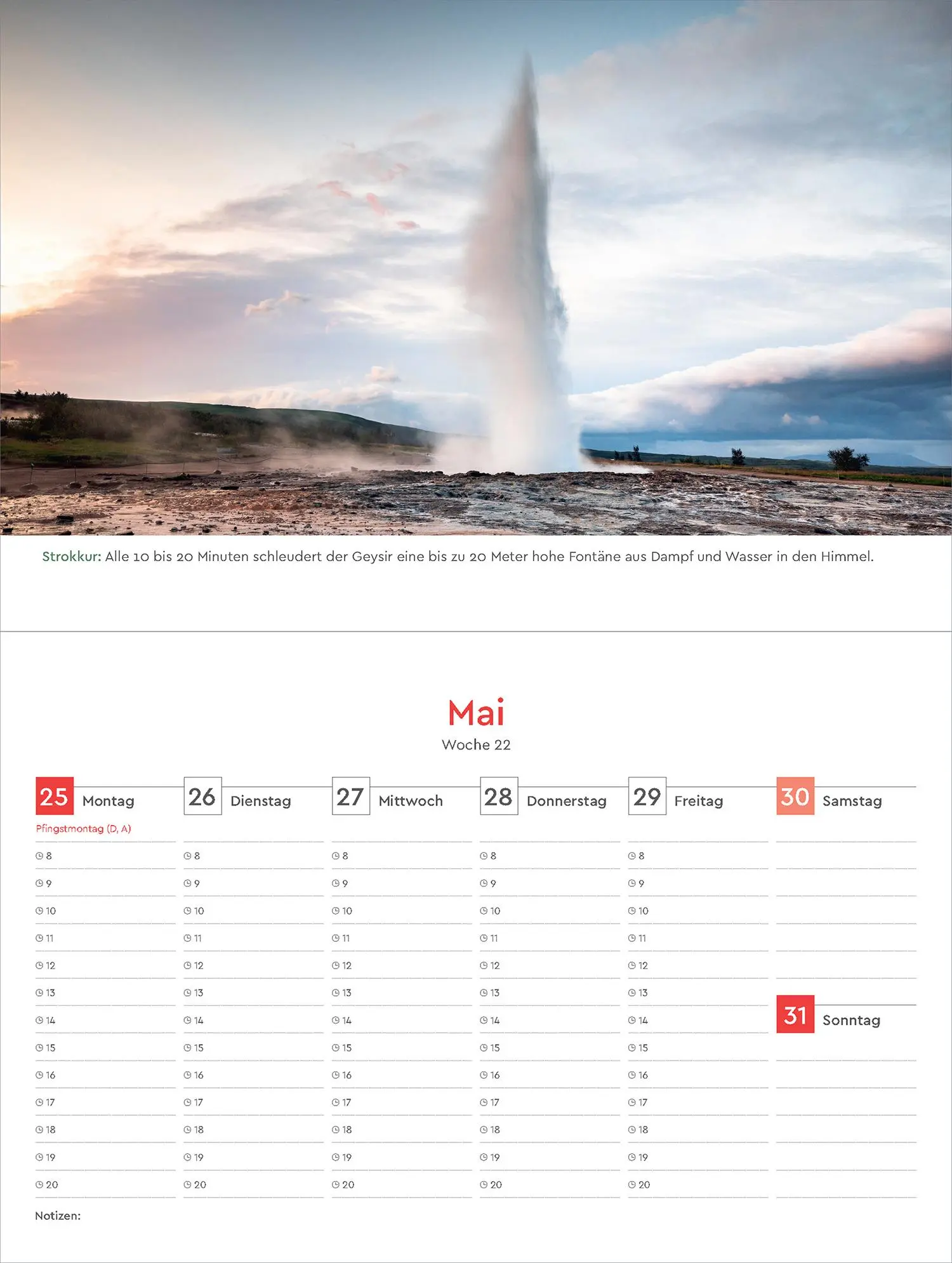 Bild: 9783965914537 | Island - KUNTH Tischkalender 2026 | Kalender | 54 S. | Deutsch | 2026