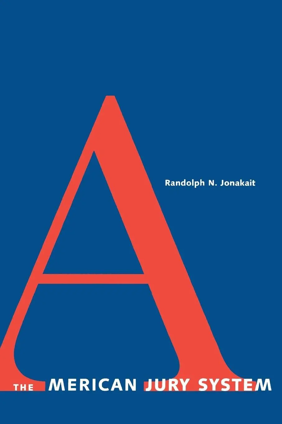 Cover: 9780300124637 | American Jury System | Randolph N Jonakait | Taschenbuch | Englisch