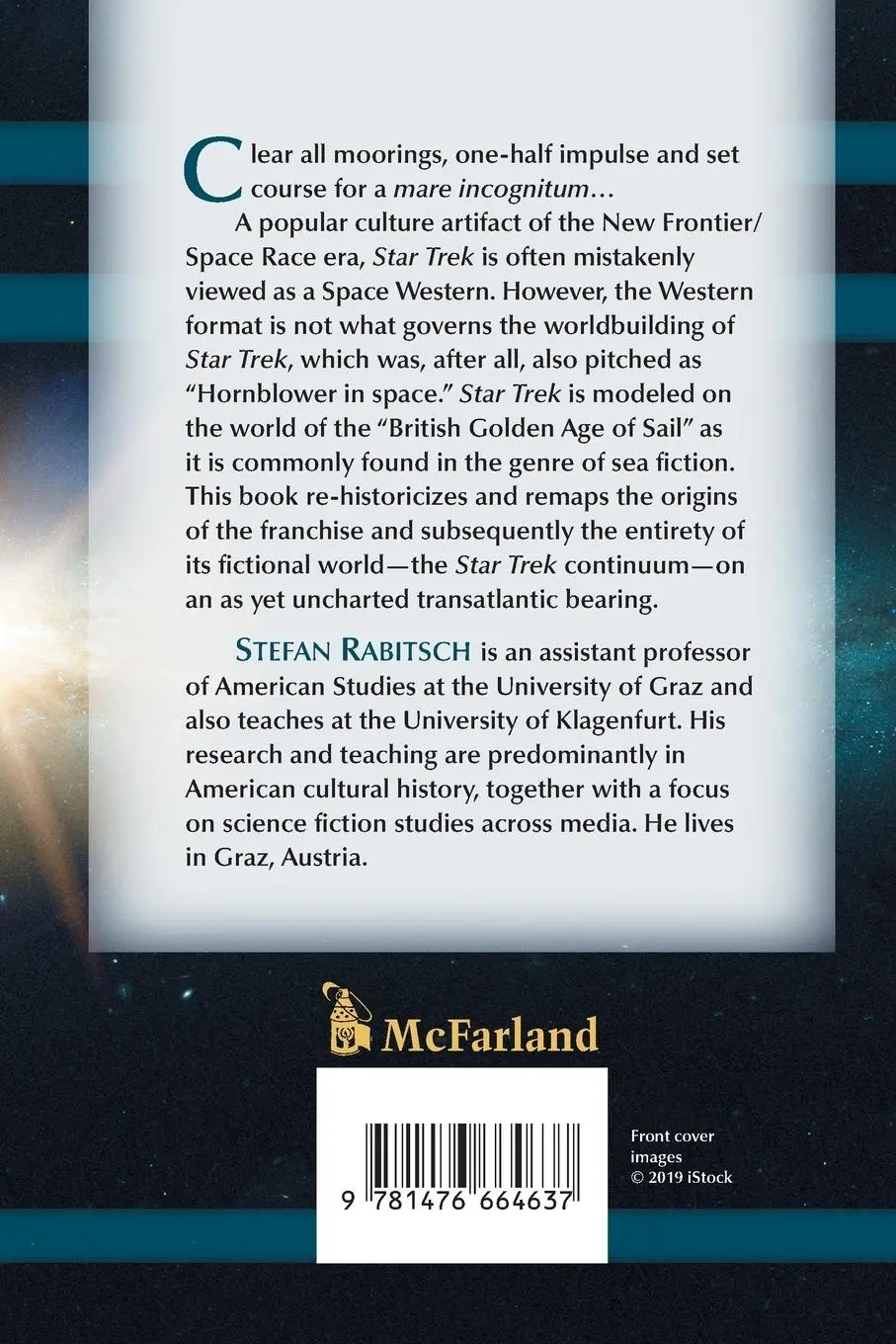Rückseite: 9781476664637 | Star Trek and the British Age of Sail | Stefan Rabitsch | Taschenbuch