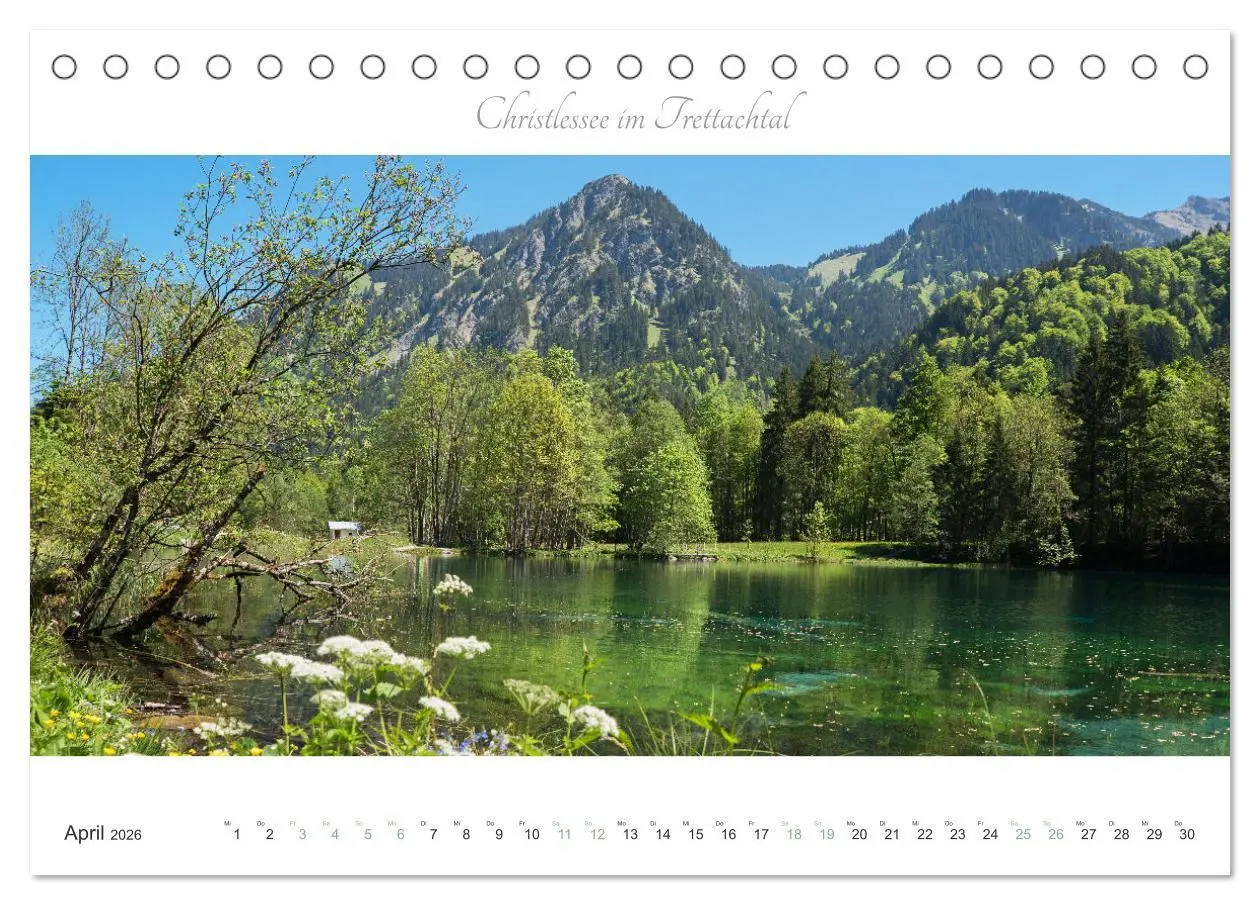 Bild: 9783457274637 | Wanderlust Oberstdorf (Tischkalender 2026 DIN A5 quer), CALVENDO...