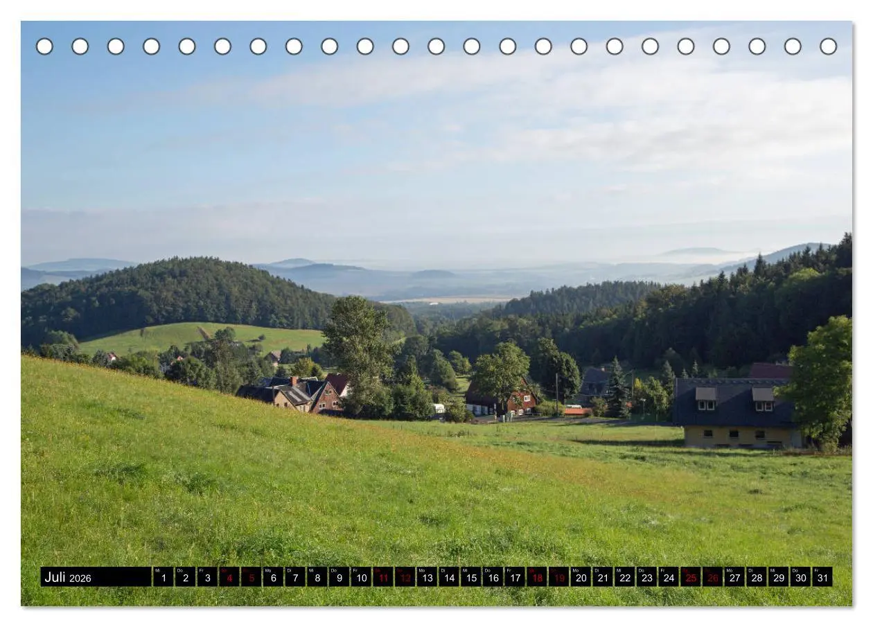 Bild: 9783457894637 | Das Zittauer Gebirge - (Tischkalender 2026 DIN A5 quer), CALVENDO...
