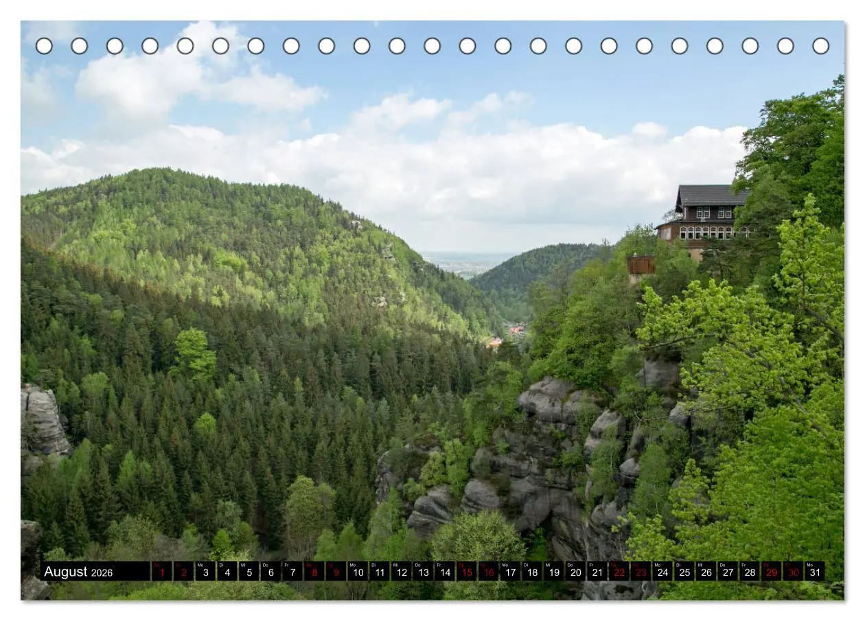 Bild: 9783457894637 | Das Zittauer Gebirge - (Tischkalender 2026 DIN A5 quer), CALVENDO...