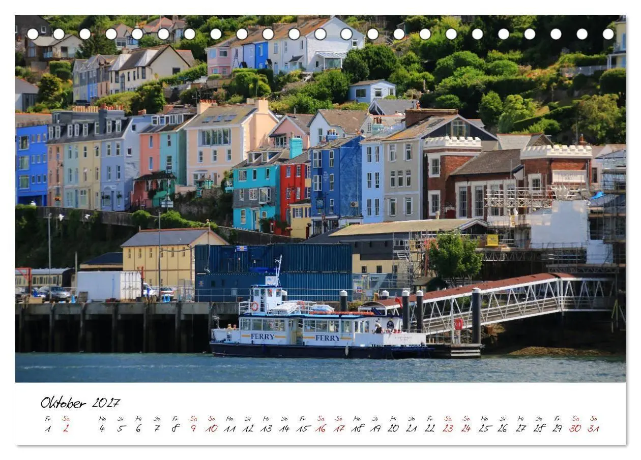 Bild: 9783569834637 | Reizvolles Südengland Devon und Cornwall (Tischkalender 2027 DIN A5...