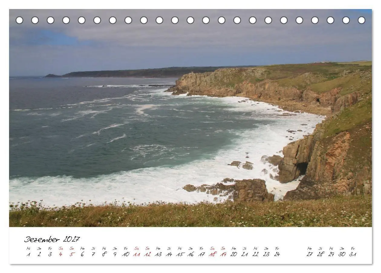 Bild: 9783569834637 | Reizvolles Südengland Devon und Cornwall (Tischkalender 2027 DIN A5...