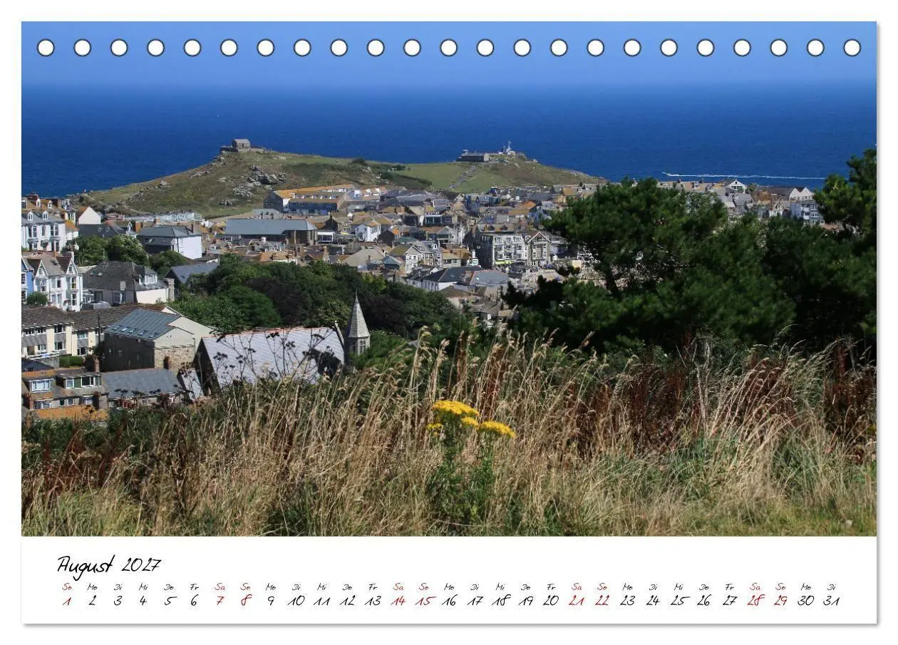 Bild: 9783569834637 | Reizvolles Südengland Devon und Cornwall (Tischkalender 2027 DIN A5...