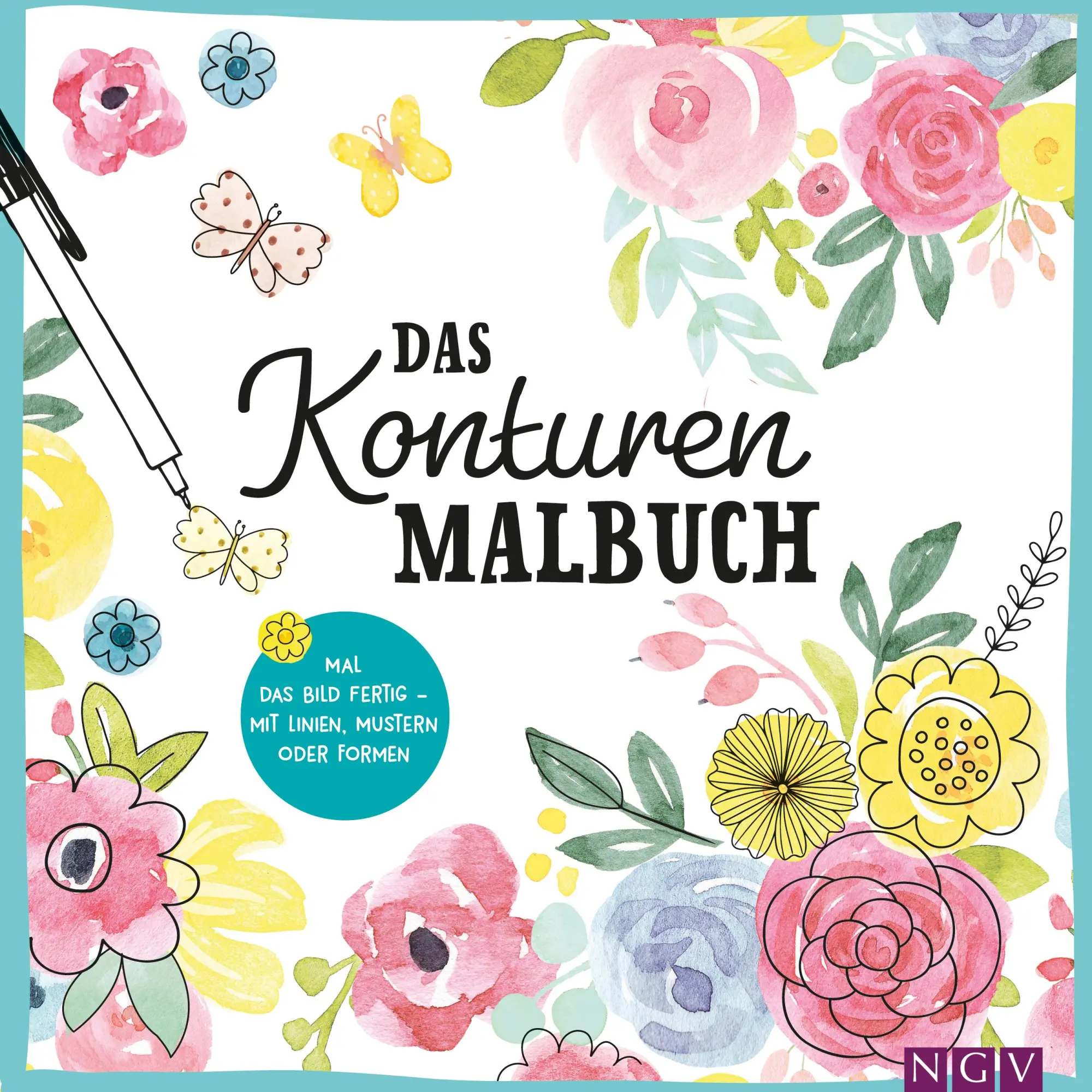 Cover: 9783625194637 | Das Konturen-Malbuch | Taschenbuch | 112 S. | Deutsch | 2023