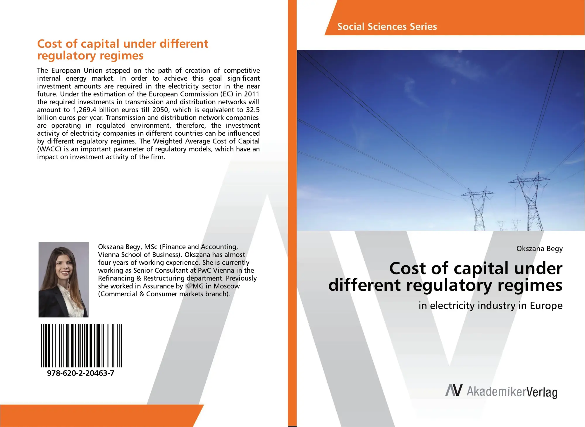 Cover: 9786202204637 | Cost of capital under different regulatory regimes | Okszana Begy