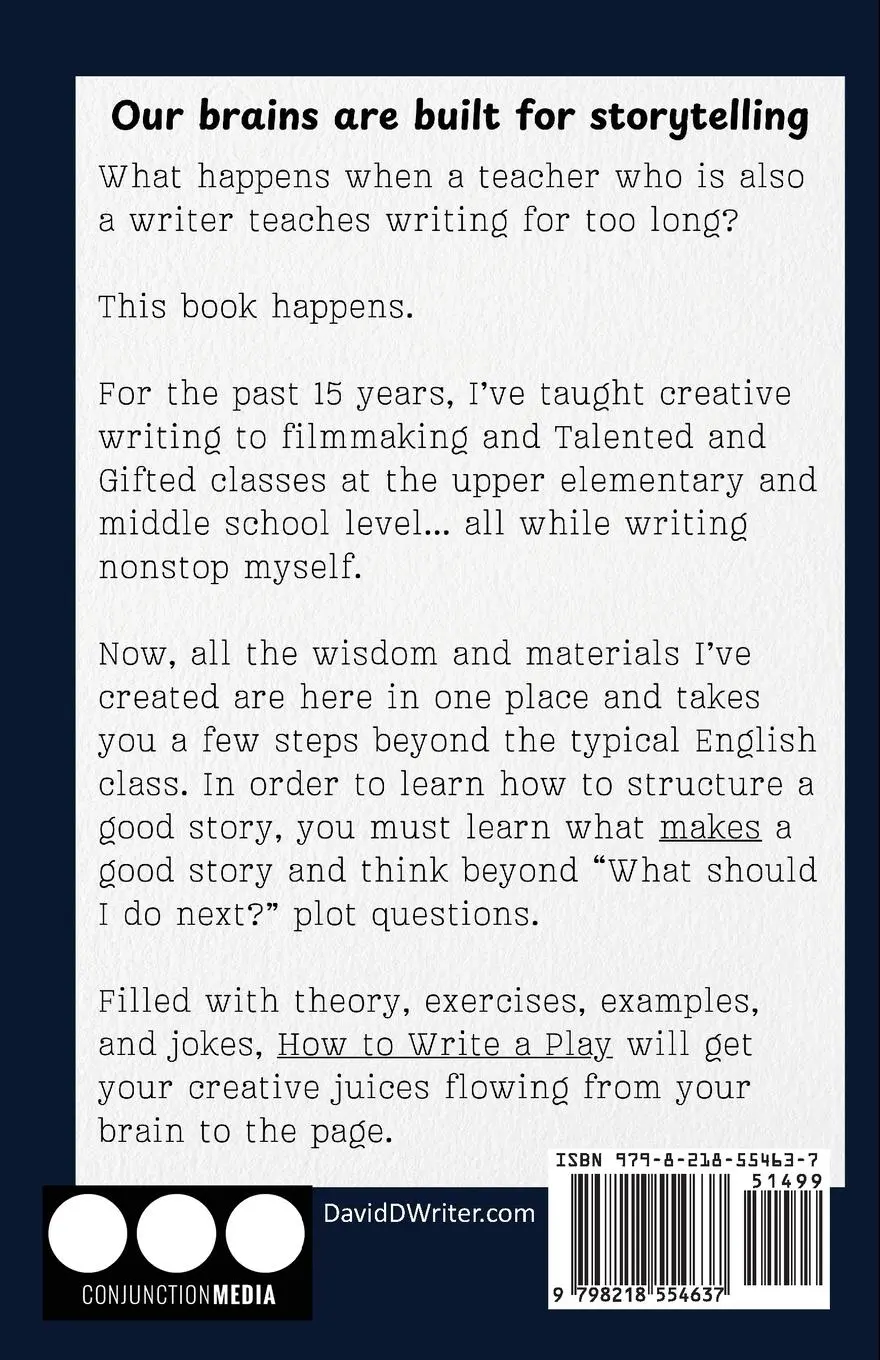 Rückseite: 9798218554637 | How to Write a Play | David Dubczak | Taschenbuch | Englisch | 2024