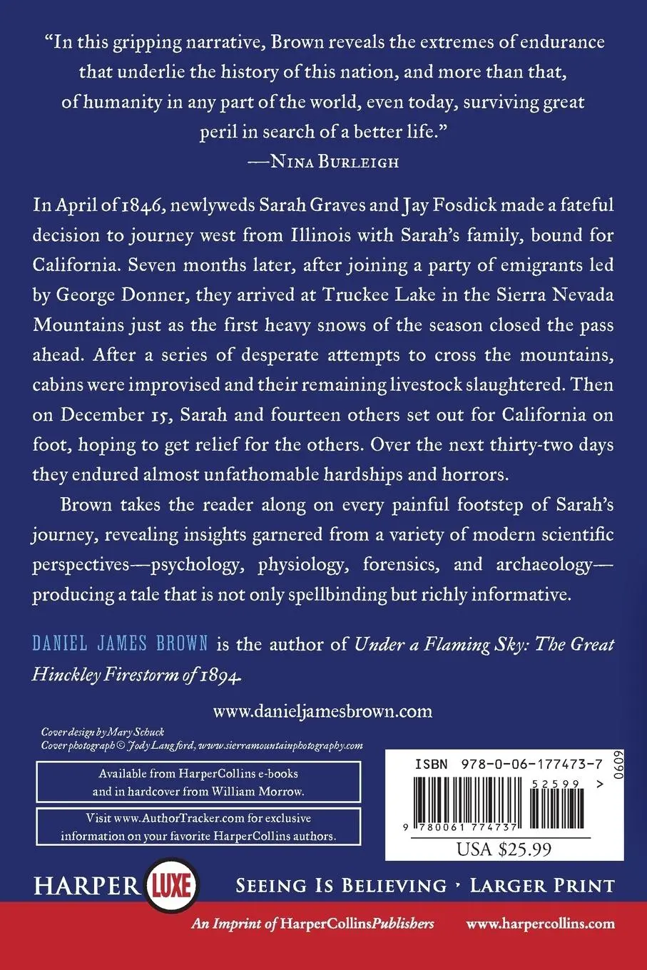 Rückseite: 9780061774737 | The Indifferent Stars Above | Daniel James Brown | Taschenbuch | 2009