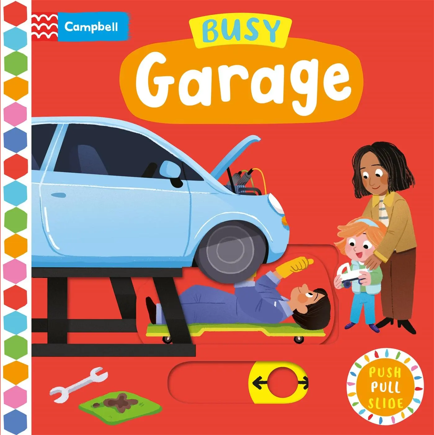Cover: 9781035004737 | Busy Garage | A Push, Pull, Slide Book | Campbell Books | Buch | 2023