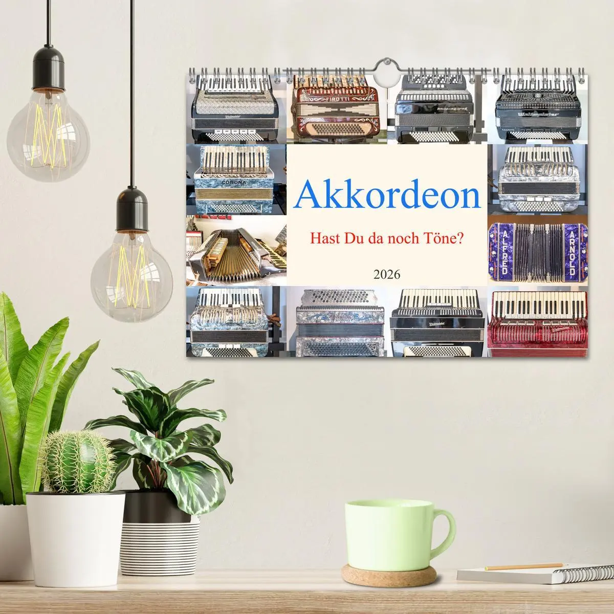 Bild: 9783457264737 | Akkordeon, Hast Du da noch Töne? (Wandkalender 2026 DIN A4 quer),...