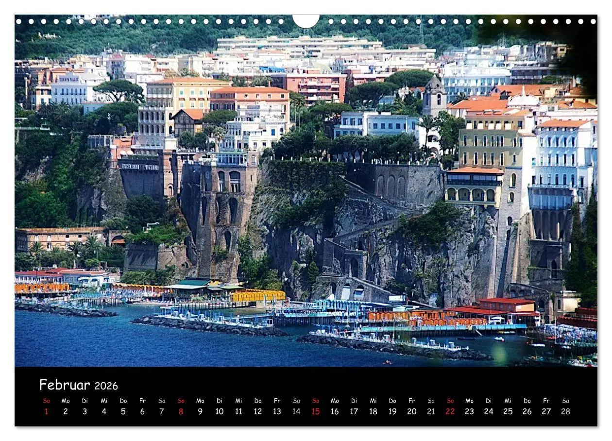 Bild: 9783516114737 | Amalfiküste 2026 (Wandkalender 2026 DIN A3 quer), CALVENDO...