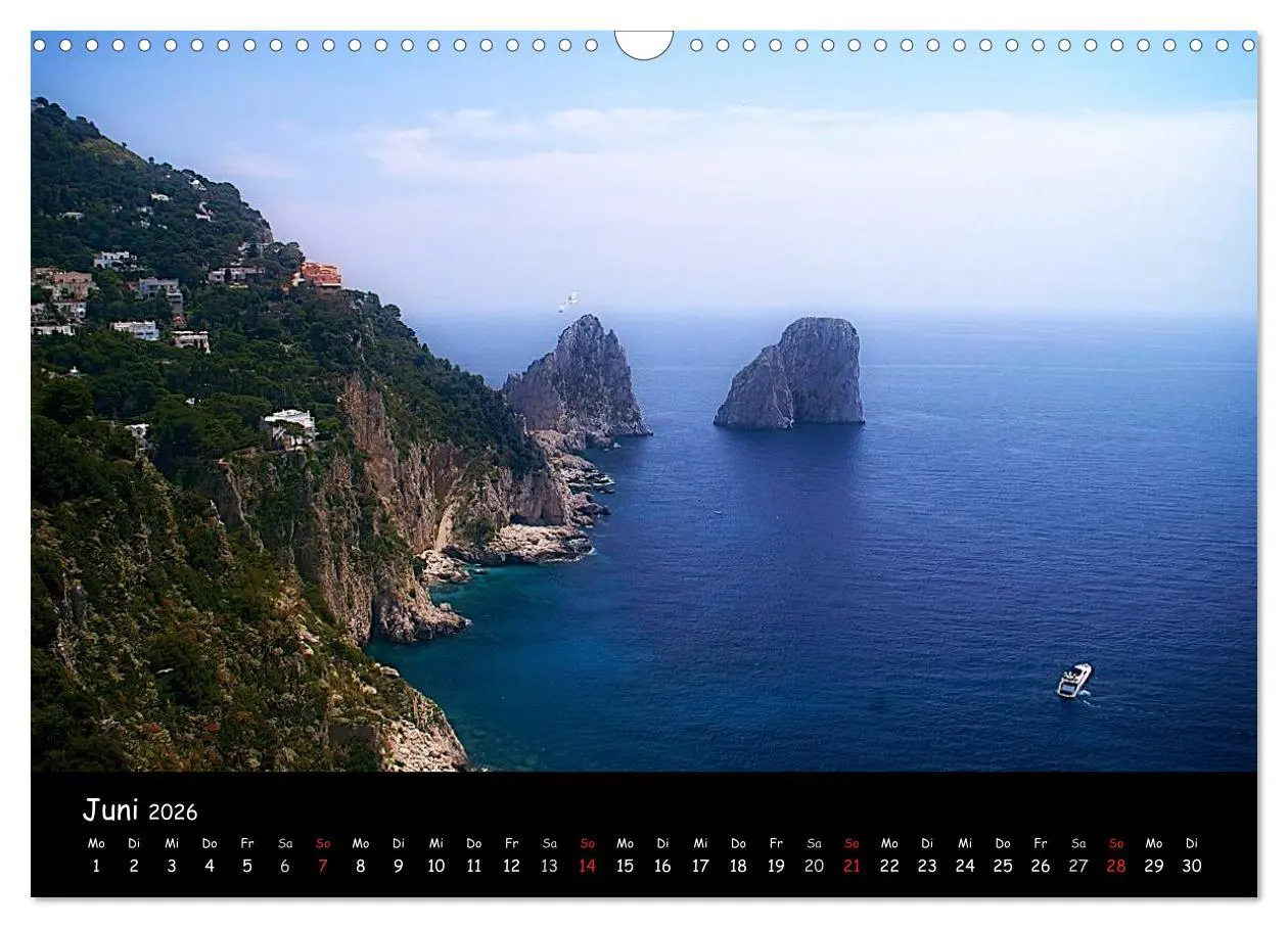 Bild: 9783516114737 | Amalfiküste 2026 (Wandkalender 2026 DIN A3 quer), CALVENDO...