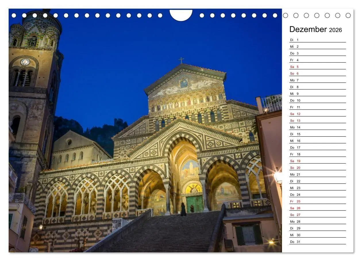Bild: 9783516734737 | Amalfiküste - Der Planer (Wandkalender 2026 DIN A4 quer), CALVENDO...