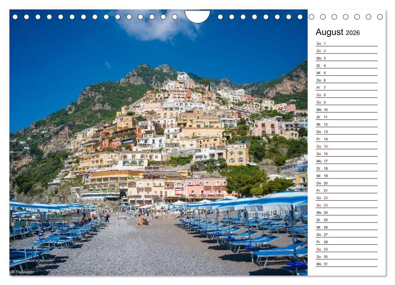 Bild: 9783516734737 | Amalfiküste - Der Planer (Wandkalender 2026 DIN A4 quer), CALVENDO...