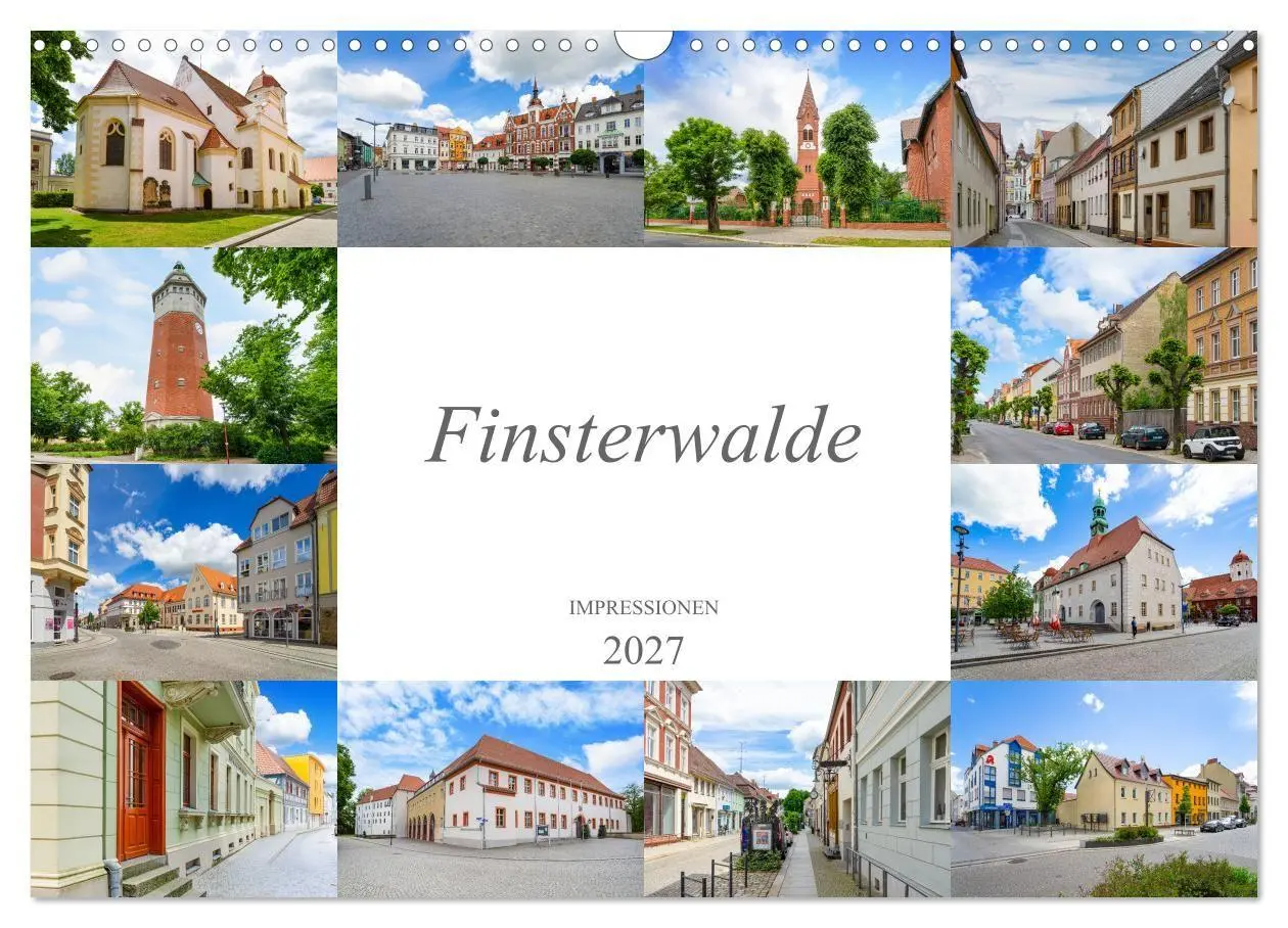 Cover: 9783569444737 | Finsterwalde Impressionen (Wandkalender 2027 DIN A3 quer), CALVENDO...