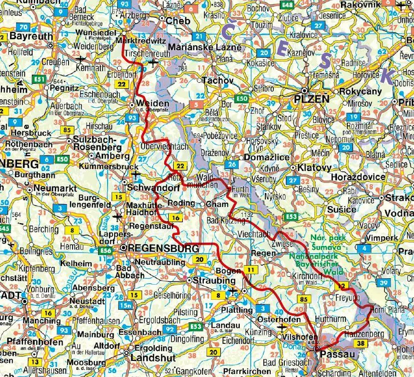 Bild: 9783763314737 | ROTHER Wanderführer Goldsteig. Alle Etappen der Nord- und der...