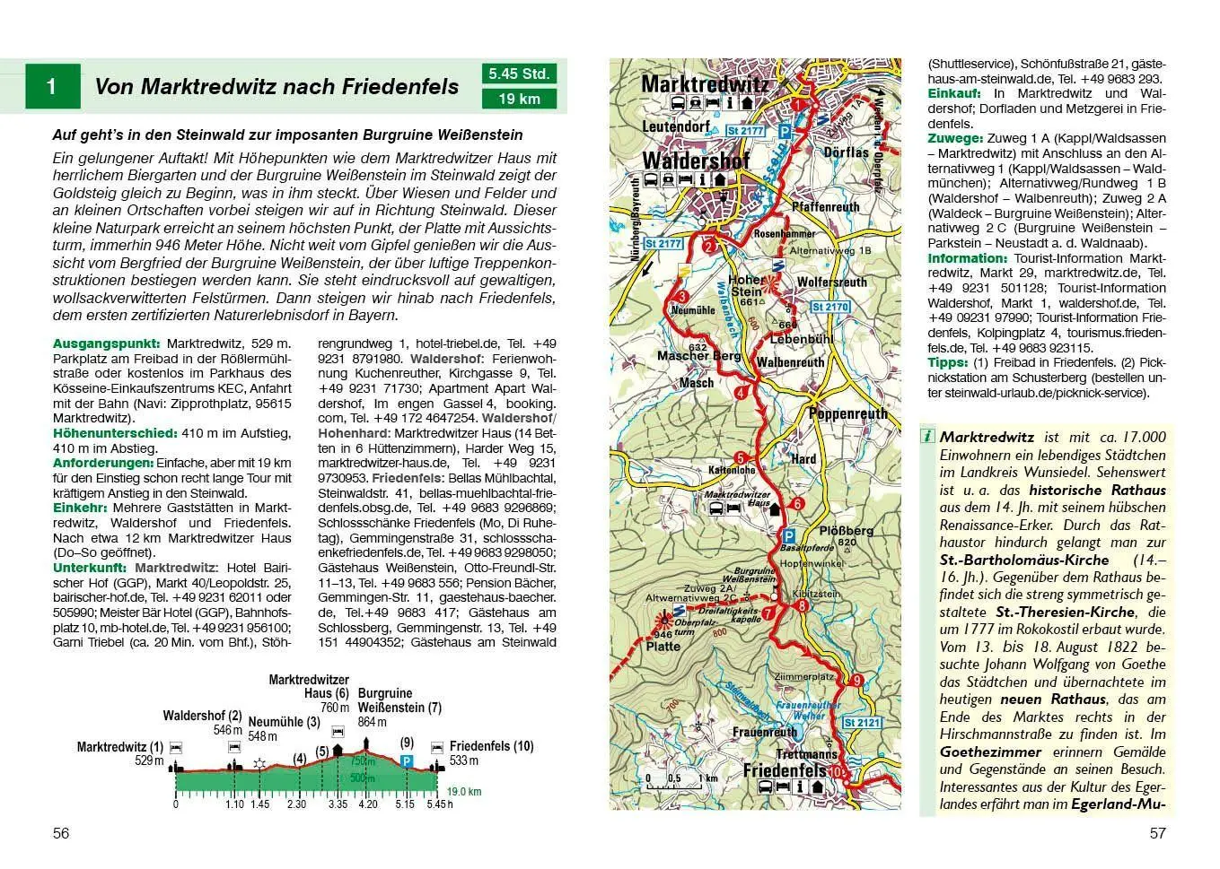 Bild: 9783763314737 | ROTHER Wanderführer Goldsteig. Alle Etappen der Nord- und der...
