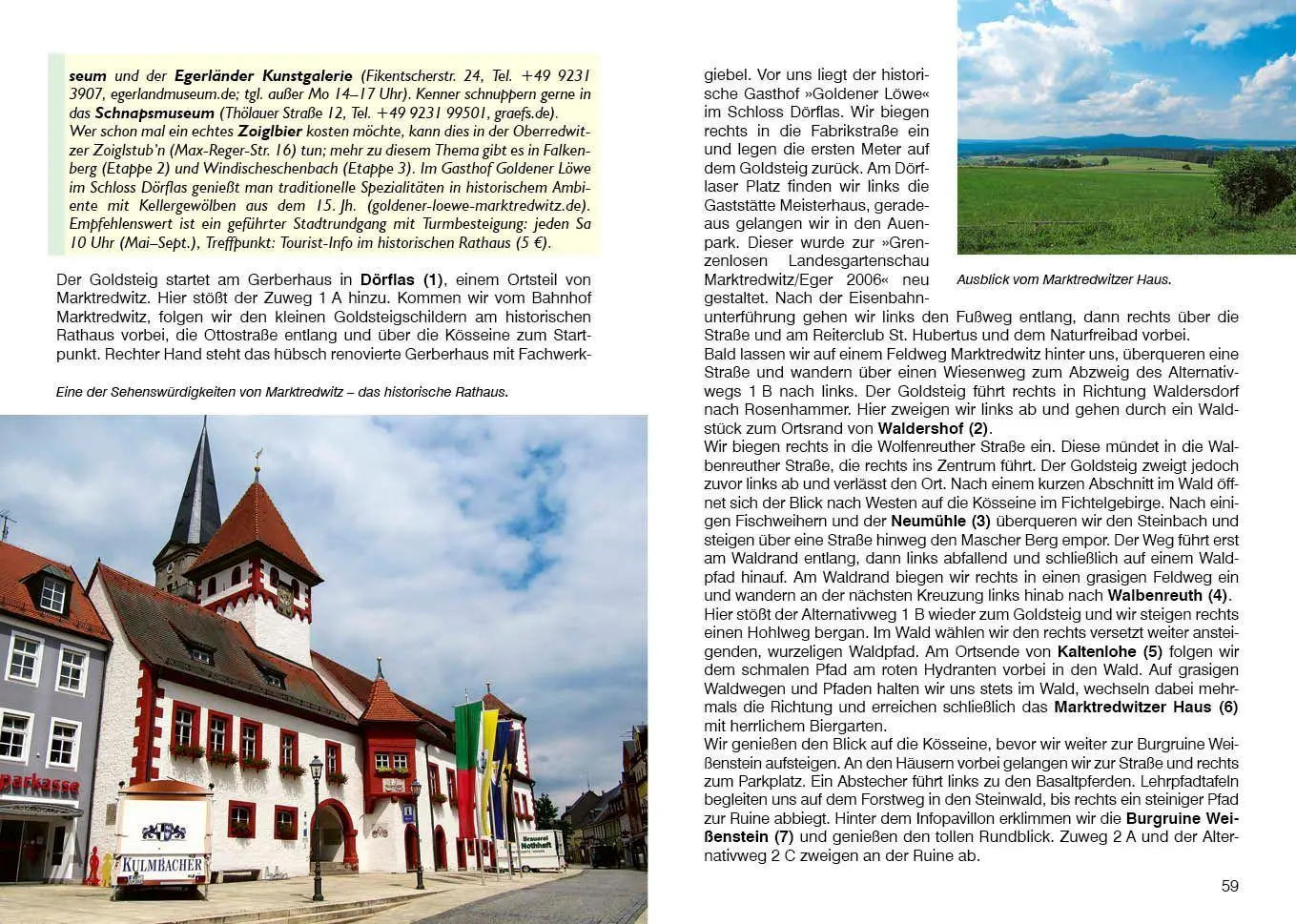 Bild: 9783763314737 | ROTHER Wanderführer Goldsteig. Alle Etappen der Nord- und der...