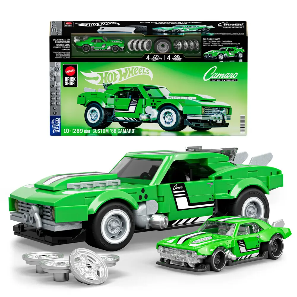 Cover: 194735304837 | Mattel Brick Shop HW SPEED SERIES CAMARO | Offene Verpackung | JFT16