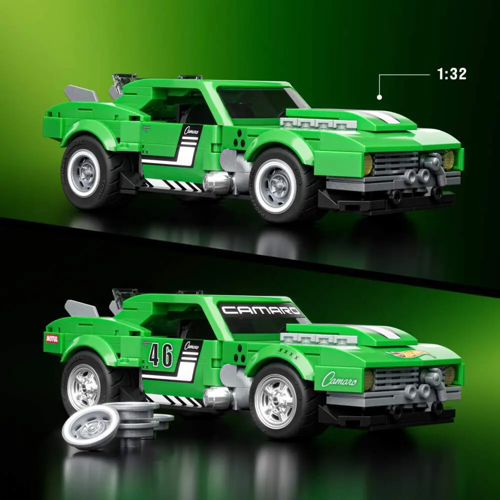Bild: 194735304837 | Mattel Brick Shop HW SPEED SERIES CAMARO | Offene Verpackung | JFT16